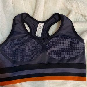 Joy Lab fitted Bra, blue gray color